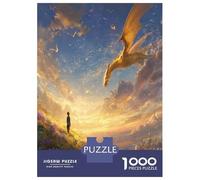 1000 Pezzi Dragon Puzzle Giochi-rompicapo Decora La Casa Mythical Animals Puzzle Di Cartone Giocattoli Sfida Regalo Per Adulti E Bambini Da 12 Anni 70x50cm/1000pcs