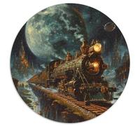 1000 Pezzi Dream Train Puzzles Classici Giochi Decorazione Perfetta Giochi Steam Train Puzzle Relax Giocattoli Sfida Regalo Per Adulti E Bambini 1000pcs (67.5x67.5cm)