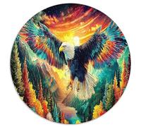 1000 Pezzi Eagle Fireworks Puzzle Divertente Gioco Per Famiglie Sky Hunter Puzzle Regalo Educativo Per Adulti Ragazzi Bambini 1000pcs (67.5x67.5cm)