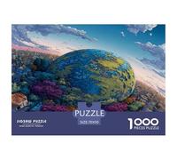 1000 Pezzi Earth Puzzles Sfide Divertenti Decorazione Perfetta Beautiful Blue Planet Puzzle Di Cartone Intrattenimento Creativo Per Uomini E Donne 70x50cm/1000pcs