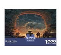 1000 Pezzi Elephant Puzzles Sfide Divertenti Decorazione Perfetta Mysterious Paradise Puzzle Di Cartone Intrattenimento Creativo Per Uomini E Donne 38x26cm/1000pcs