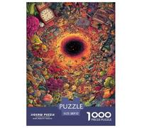 1000 Pezzi Fantasy World Puzzle Giochi-rompicapo Decora La Casa Black Hole Absorbing Garbage Puzzle Di Cartone Giocattoli Sfida Regalo Per Adulti E Bambini Da 12 Anni 52x38cm/1000pcs