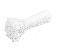 1000 Pezzi Fascette Plastica Bianche 100mmx1,8mm, Fascette Stringicavo Piccole Dotate Di Un Meccanismo Di Autobloccaggio Integrato Che Si Fissa Automaticamente Una Volta Serrate,Resistenti Ai Raggi UV