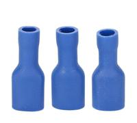 1000 pezzi FDFD2-250 terminali femminili per fili isolati in PVC blu, connettori elettrici con isolamento completo per cablaggio automobilistico e marino, installazione facile co