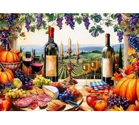1000 pezzi Frameless Puzzle Fai Da Te,Cena a lume di candela puzzle,Puzzles in legno,Jigsaw Classici per Adulti e Bambini da 3 Anni