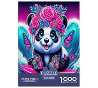 1000 Pezzi Giant Panda Puzzles Sfide Divertenti Decora La Casa Classici Cute Animals Puzzle Giochi Educativo Per Adulti E Bambini Da 12 Anni 38x26cm/1000pcs