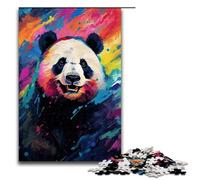 1000 pezzi Il panda nella caldera è circondato da schizzi Molti puzzle per adulti Divertimento per famiglie Gioco per famiglie Antistress Sfida difficile 75x50 cm