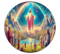 1000 Pezzi Jesus Comforts Puzzle Decompressione Intellettuale God Puzzle Regalo Educativo Per Adulti Ragazzi Bambini 1000pcs (67.5x67.5cm)