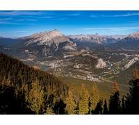 1000 Pezzi Jigsaw Puzzle,Adatto per la Decorazione di Natale - Montagne valle edifici 75x50cm