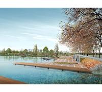 1000 Pezzi jigsaw Puzzle for Adults & for Kids Age 14 Years Up - Alberi di argine del lago 75x50cm