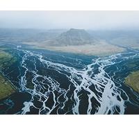 1000 Pezzi Jigsaw Puzzle for Adults & for Kids Age 14 Years Up - Montagne paesaggio vulcanico 75x50cm