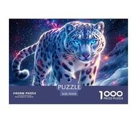 1000 Pezzi Leopard Gioco Familiare Leopard Impegnativo E Difficile Decorazione Famiglia Regalo Perfetto Per Appassionati Di Puzzle Per Adulti E Bambini Da 14 Anni E Più 70x50cm/1000pcs