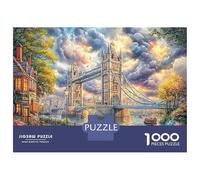 1000 Pezzi London View Puzzle Divertente Gioco Per Famiglie The Dawn Tower Bridge Puzzle Intrattenimento Creativo Per Adulti E Ragazzi 52x38cm/1000pcs
