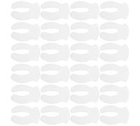 1000 Pezzi Maschera Occhi Monouso in Cotone Bianco, per Cura | Utile Viaggio All’aperto e Hotel, Sottile, Leggera, Comoda, Accessorio Beauty Incluso