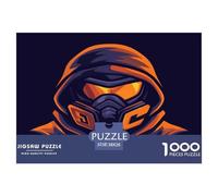 1000 Pezzi Masked Warrior Puzzle Sfide Divertenti Decorazione Perfetta Giochi Game Puzzle Relax Giochi Educativo Per Adulti E Bambini 38x26cm/1000pcs
