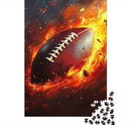 1000 Pezzi Mini Puzzle per Adulti Calcio Fuoco Gioco | 70x50cm Cartone Amanti Puzzle Allenamento Cerebrale Gioco Di Puzzle Regalo Amico Decorazione Soggiorno