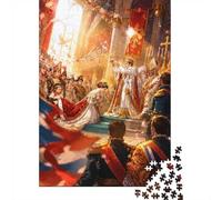 1000 Pezzi Mini Puzzle per Adulti Cerimonia Corona Regale Gioco | 70x50cm Cartone Amanti Puzzle Relax Famiglia Puzzle Intellettuale Regalo Di Compleanno Decorazione Soggiorno