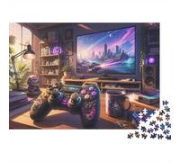1000 Pezzi Mini Puzzle per Adulti Controller Camera Idea Regalo | 38x26cm Carta Dilettanti Puzzle Rilassante Puzzle Intellettuale Taglio Preciso Decorazione Ufficio