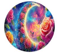 1000 Pezzi Moon Garden Puzzle Decompressione Intellettuale The Road of Flower Sea Puzzle Decorazione Per La Casa Per Adulti E Ragazzi 1000pcs (67.5x67.5cm)