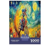 1000 Pezzi Motocross Starry Puzzle Divertente Gioco Per Famiglie Motorcycle Grand Prix Puzzle Decorazione Per La Casa Per Adulti E Bambini 70x50cm/1000pcs