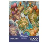 1000 Pezzi Mushroom Wonderland Puzzles Giochi-rompicapo Decorazione Perfetta Classici Floating Island Puzzle Giochi Educativo Per Adulti E Ragazzi 70x50cm/1000pcs