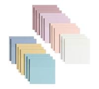1000 Pezzi Note Adesive Trasparenti Quadrate Riposizionabili per Planner e | Carta Griglia, Forte Adesione, Scrittura Fluida Ogni Penna, per Vetro, Diari e Organizzazione
