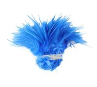 1000 pezzi/pacco di piume di gallo naturali da 4-6 pollici, forniture artigianali fai da te per gioielli, cucito, decorazioni per matrimoni, accessori per costumi - Blu ghiaccio - 800-1000 pezzi
