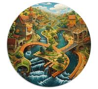 1000 Pezzi Paradise Puzzles Giochi-rompicapo Decora La Casa Classici Fantasy Town Puzzle Giocattoli Sfida Regalo Per Adulti E Bambini 1000pcs (67.5x67.5cm)