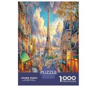 1000 Pezzi Paris Dream Puzzle Divertente Gioco Per Famiglie Eiffel Tower Puzzle Intrattenimento Creativo Per Adulti Ragazzi Bambini 52x38cm/1000pcs