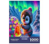 1000 Pezzi Penguin Puzzle Sfide Divertenti Decora La Casa Cute Animals Puzzle Di Cartone Giocattoli Sfida Regalo Per Adulti E Bambini 38x26cm/1000pcs