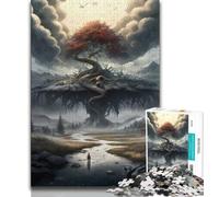 1000 pezzi per adolescenti Albero della vita del paradiso Puzzle per adulti 1000 pezzi Difficili, Giocattoli Giochi educativi Antistress Collezione di artisti, Belle arti (38x26cm)