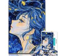 1000 pezzi per adolescenti, bellissimi puzzle da 1000 pezzi con la dea degli anime, per adolescenti, interazione genitore-figlio, dai 14 anni in su, 26x38cm