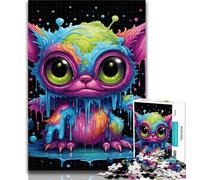 1000 pezzi per adolescenti, puzzle colorati per adulti, mostri artistici, 1000 pezzi difficili, giocattoli, giochi educativi, antistress, collezione di artisti, belle arti, 75x50cm