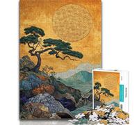 1000 pezzi per adulti Dipingere con il cielo stellato Puzzle da 1000 pezzi per adolescenti Regali Giocattolo educativo intellettuale decomprimente Regali di Babbo Natale segreto (26x38cm)