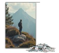 1000 pezzi per adulti e bambini di Jigsaw Birdsong in The Empty Mountains Puzzle per adulti Puzzle in legno 1000 pezzi (38x26 cm)