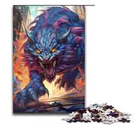 1000 pezzi per adulti e bambini di Jigsaw Puzzle mitico della tigre gigante per adulti Puzzle in legno 1000 pezzi
