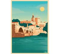 1000 Pezzi - Per Giocattoli Educativi Per Famiglie Di Adulti - Toulouses Vintage Travel Art Posters - Alzheimer Puzzles Games - Decorazione Murale - Pk173Zw
