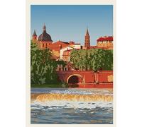 1000 Pezzi - Per Giocattoli Educativi Per Famiglie Di Adulti - Toulouses Vintage Travel Art Posters - Alzheimer Puzzles Games - Decorazione Murale - Pk170Zw