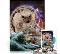 1000 pezzi per regali per adulti Riccio mostruoso Kraken Fatto di cartone per 14+ Antistress Vacanza a casa Uccidere il tempo Regalo divertente per la famiglia misurare：26x38cm/10.24 x 14.96pollice
