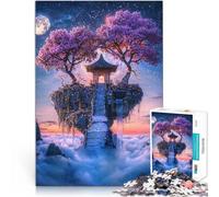 1000 pezzi per regali per adulti Santuario del Fiore Lunare Fatto di legno per 14+ Giocattoli antistress Ottimi regali e giocattoli misurare:50x75cm