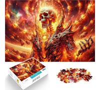1000 pezzi per regali per adulti Scheletro dell'Inferno Fatto di legno,Adatto a persone dai 14 anni in su gioco di sfida unico ottimo regalo di Natale。misurare:50x75cm/19.68x29.52pollice