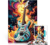 1000 pezzi per regali per adulti Sogno di chitarra Fatto di cartone per 14+ Adatto alle coppie Attività divertenti da fare a casa, regali di compleanno, regali di viaggio misurare:26x38cm