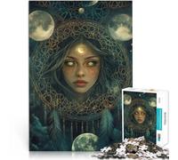 1000 pezzi per regali per adulti Strega magica Fatto di carta,Adatto a partire dai 14 anni gioco di sfida unico Gioco educativo per compleanno e Natale。misurare:26x38cm/10.24 x 14.96pollice