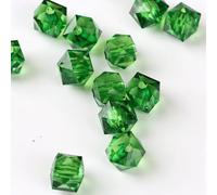1000 Pezzi Perle Di Vetro All'ingrosso 10 mm Cristallo Sfaccettato Perline Fornitura Gioielli Per Perline Fai Da Te, Bracciali, Collane, Orecchini & Altri Gioielli,Verde Profondo