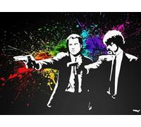 1000 Pezzi - Pulps Films Fictions Film Classics Poster - Per Adulti Giocattoli Educativi Per La Famiglia - Giocattoli Per Adulti Divertenti E Sfidanti - Puzzle Di Arte Irregolare Zx41Aw