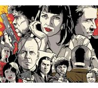 1000 Pezzi - Pulps Films Fictions Film Classics Poster - Per Adulti Giocattoli Educativi Per La Famiglia - Giocattoli Per Adulti Divertenti E Sfidanti - Puzzle Di Arte Irregolare Zx39Aw
