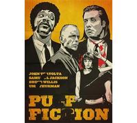 1000 Pezzi - Pulps Films Fictions Film Classics Poster - Per Adulti Giocattoli Educativi Per La Famiglia - Giocattoli Per Adulti Divertenti E Sfidanti - Puzzle Di Arte Irregolare Zx43Aw