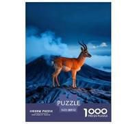 1000 Pezzi Puzzle Antelope Per Adulti, Puzzle Con Volcanic Rock, Gioco Educativo, Regalo Per Adulti E Ragazzi 52x38cm/1000pcs