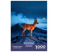 1000 Pezzi Puzzle Antelope Per Adulti, Rompicapo Con Volcanic Rock, Gioco Educativo, Regalo Compleanno 70x50cm/1000pcs