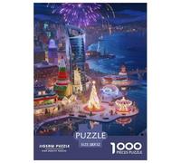 1000 Pezzi Puzzle Arte Giochi Merry Christmas Decorazione Della Casa Regalo Per Amore E Amico Per Adulti E Bambini Con Una Misura 52x38cm/1000pcs